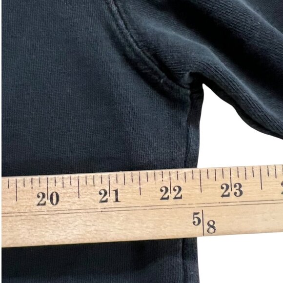 Vintage Ralph Lauren Men's Thrashed Sun Faded Black Crewneck Logo Sweatshirt M‎ - Picture 9 of 10